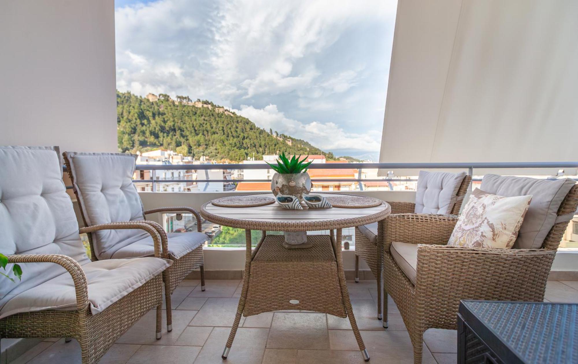Апартаменты Penthouse Нафпактос Экстерьер фото